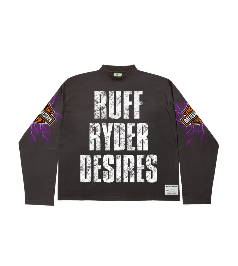 Bottega Desires Ruff Ryder Long Sleeve T-shirt Bottega Desires Ruff Ryder Long Sleeve T-shirt