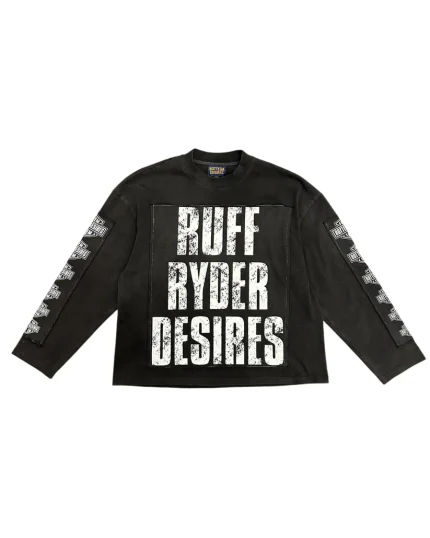 Bottege Desires Ruff Ryder Long Sleeve T-shirt Front View