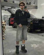 Bottege Desires War Long Sleeve T-shirt (Black)