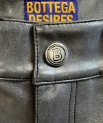 Bottega Desires Leather Shorts (Grey)