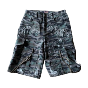 Bottega Desires Camouflage Cargo Shorts USA