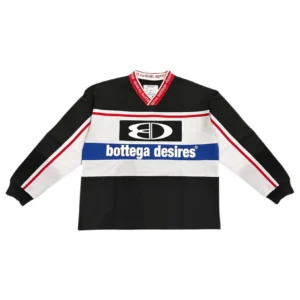 BOTTEGA DESIRES Hockey Long Sleeve Jersey – Black