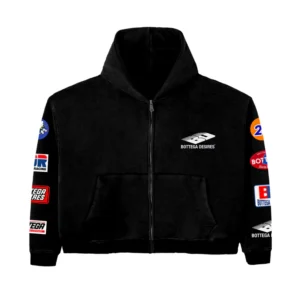 Bottega Desires Bdr Patches Jacket (Black)