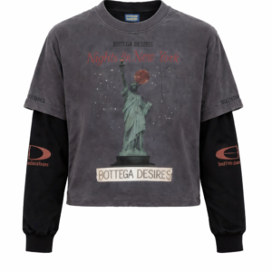 Bottega Desires Nights In New York Layered Graphic Tee